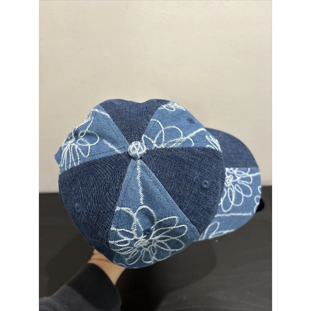 Kangol Cap Hat Denim Mashup Baseball Blue OSFA One Size